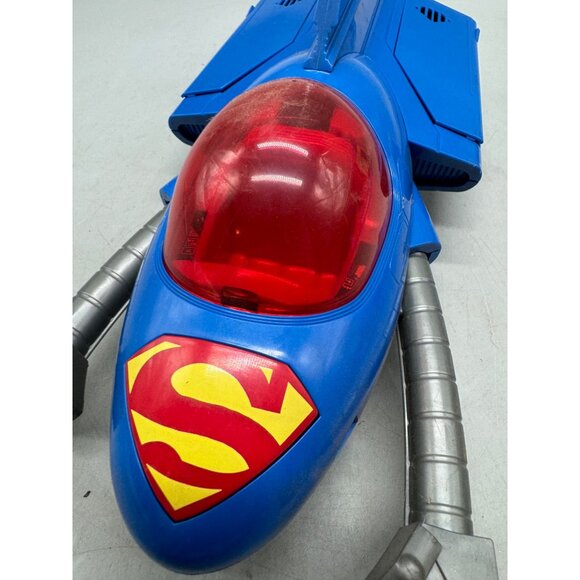 DC Super Powers Supermobile Supermans Action Vehicle 12+ blue red READ - Picture 11 of 15